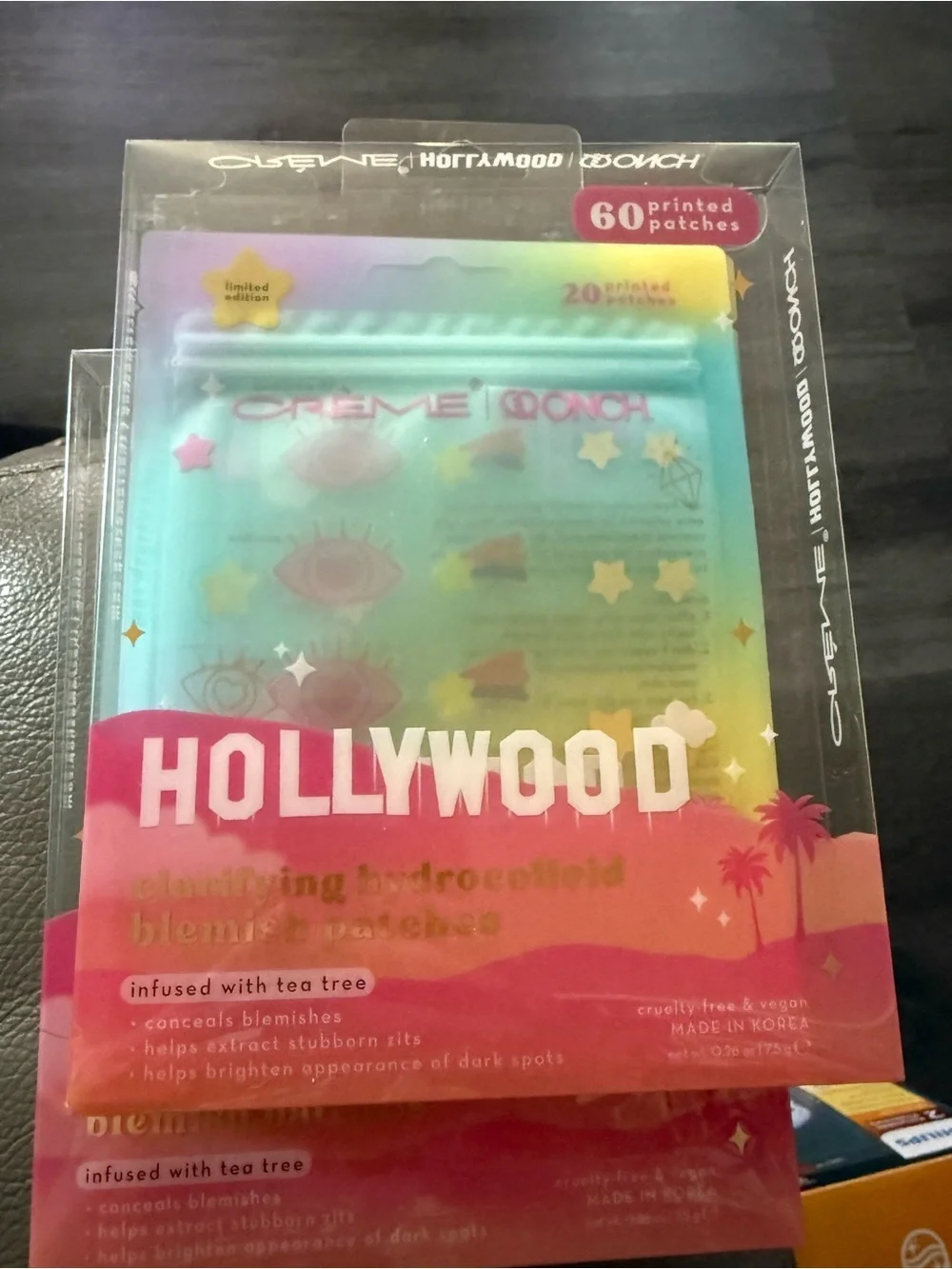 The crème shop Hollywood Hydrocooling Blemish Patches - Pink/Teal
